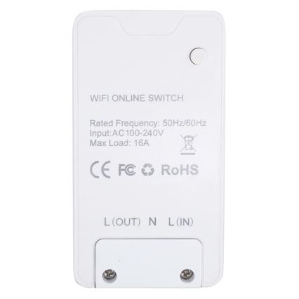 Превключващ модул 230V/16A Wi-Fi Tuya