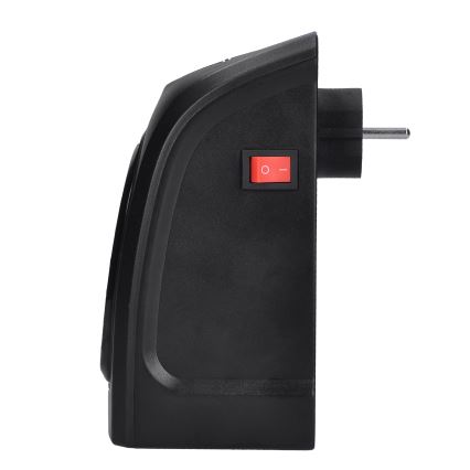 Мини вентилатор с керамичен нагревател за контакт 350W/230V