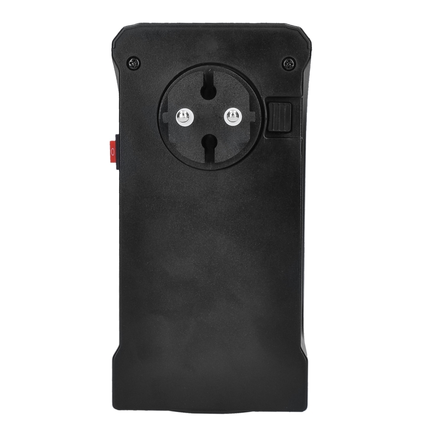 Мини вентилатор с керамичен нагревател за контакт 350W/230V