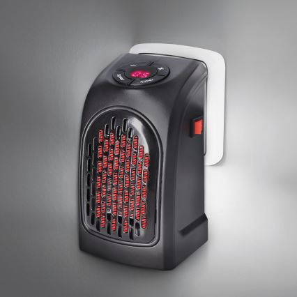 Мини контакт вентилатор с керамичен подгряващ елемент 350W/230V