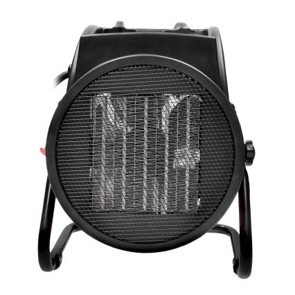 Подов вентилатор с керамичен подгряващ елемент 3000W/230V черен