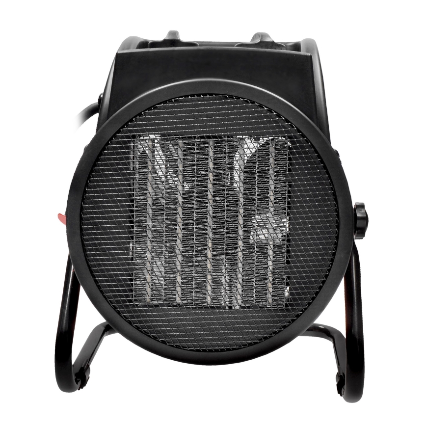 Подов вентилатор с керамичен подгряващ елемент 3000W/230V черен