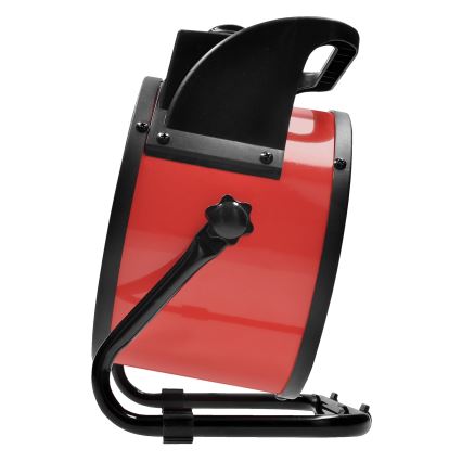 Подов вентилатор с керамичен нагревател 3000W/230V черен