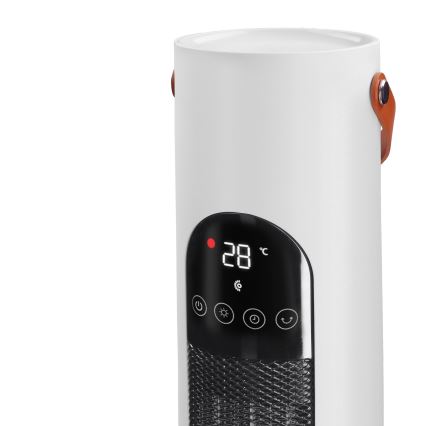 Колонен вентилатор с нагревателен елемент 2000W/230V + дистанционно управление