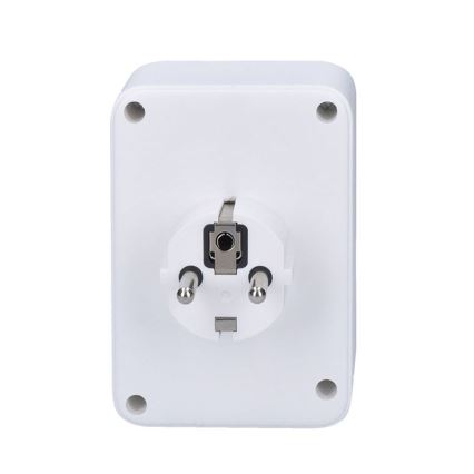 Разклонителна розетка 1x16A + 2x2,5A с 2x USB A+C зарядно, бяла