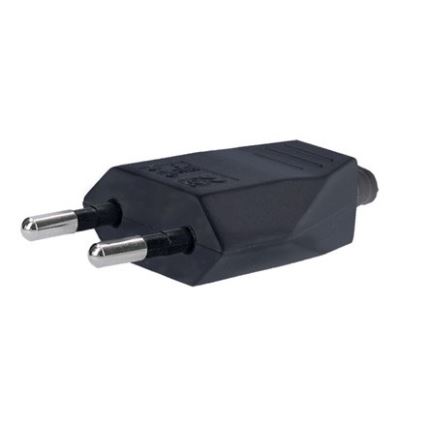 Solight P60B - Прав плосък щепсел 230V / 2.5A
