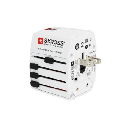 Международен адаптер за пътуване 230V + 2бр. USB порт