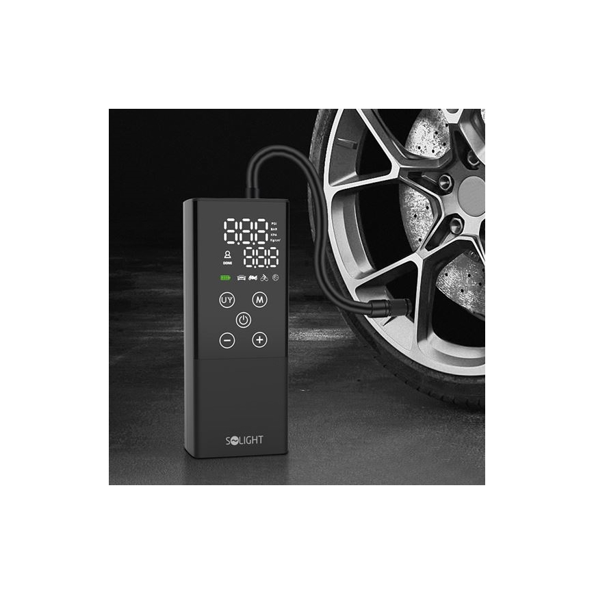 Дигитален джобен компресор 2000 mAh 5V черен