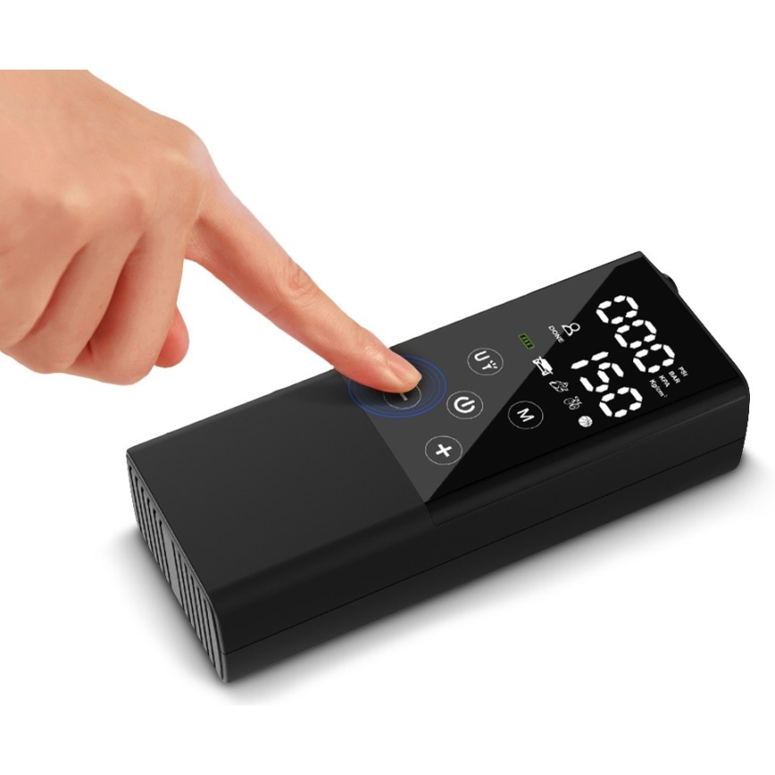 Дигитален джобен компресор 2000 mAh 5V черен