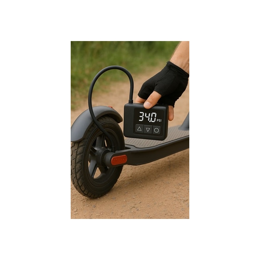 Дигитален джобен компресор 500 mAh 5V черен