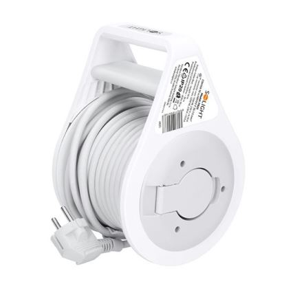 Удължител на макара с 3 гнезда, 10 m