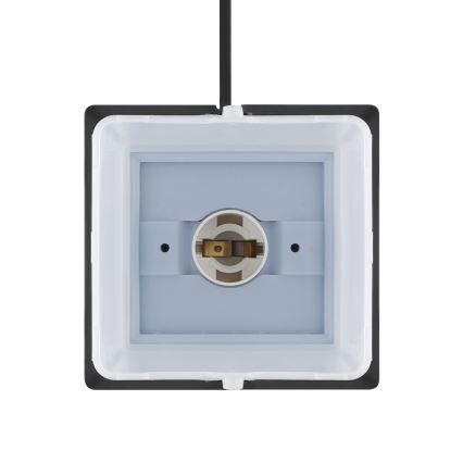 Екстериорна лампа с 2 контакта 1xE14/15W/230V IP44 черен