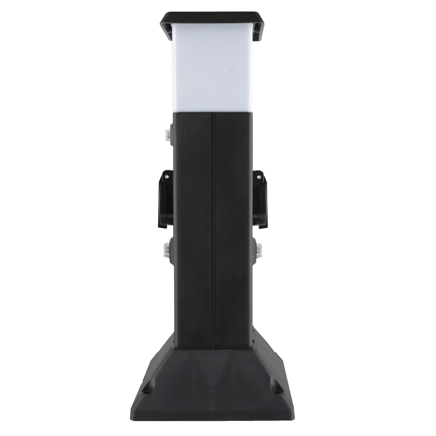 Външна лампа с 2 контакта 1xE14/15W/230V IP44 черна