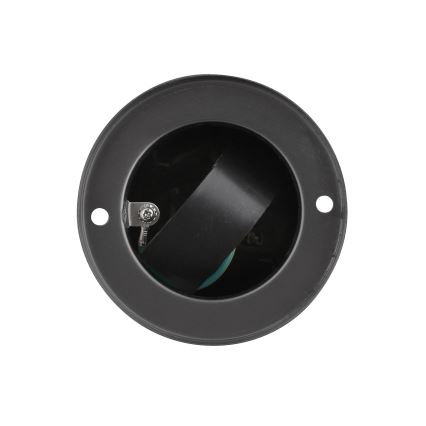 Външна колона с 2 гнезда 230V IP44, черна, кръгла