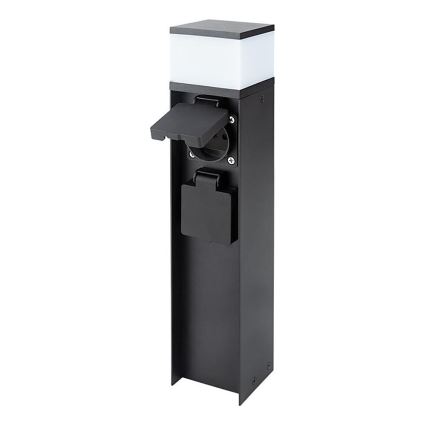Външна лампа с 2 гнезда 1xG9/11W/230V IP44 черна