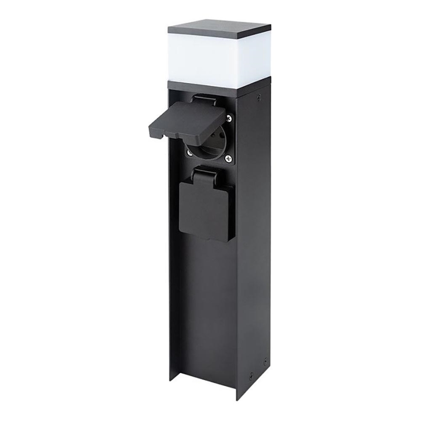 Външна лампа с 2 гнезда 1xG9/11W/230V IP44 черна