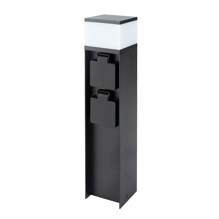 Външна лампа с 2 гнезда 1xG9/11W/230V IP44 черна