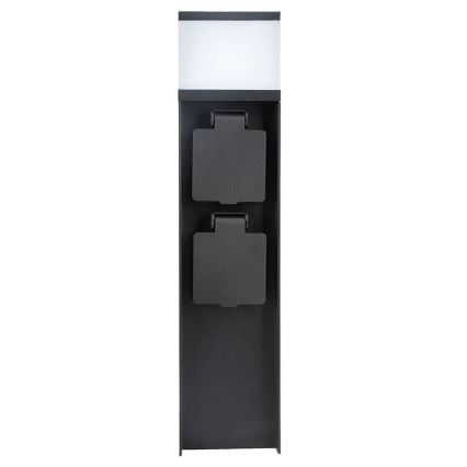 Външна лампа с 2 гнезда 1xG9/11W/230V IP44 черна