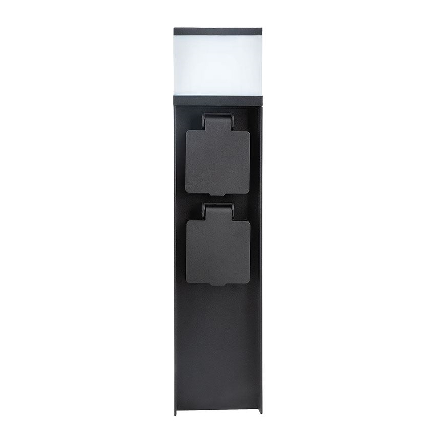 Външна лампа с 2 гнезда 1xG9/11W/230V IP44 черна
