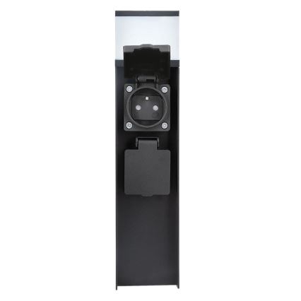 Външна лампа с 2 гнезда 1xG9/11W/230V IP44 черна