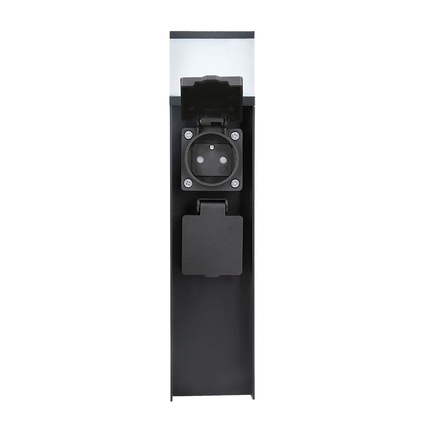 Външна лампа с 2 гнезда 1xG9/11W/230V IP44 черна