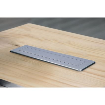 Колонка с контакти за плот на бюро 3x230V + USB-A + USB-C