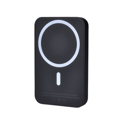 Външна батерия 5000 mAh Magsafe черен