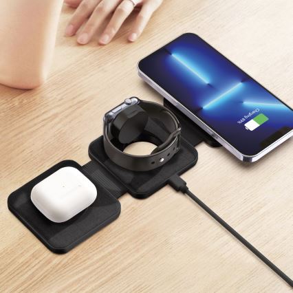 Безжично зарядно 3 в 1 15W