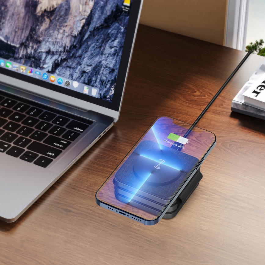 Безжично зарядно 3 в 1 15W