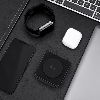 Безжично зарядно 3 в 1 15W