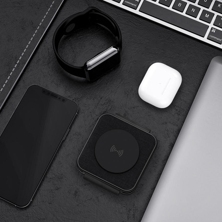 Безжично зарядно 3 в 1 15W