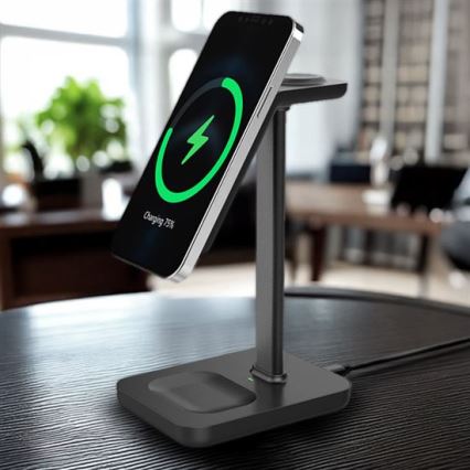 Настолно безжично зарядно 3-в-1 23 W