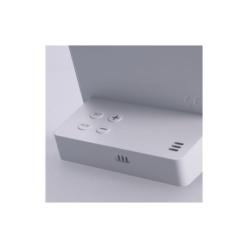 Цифров термометър 5V/2xAAA + 2xAAA бял