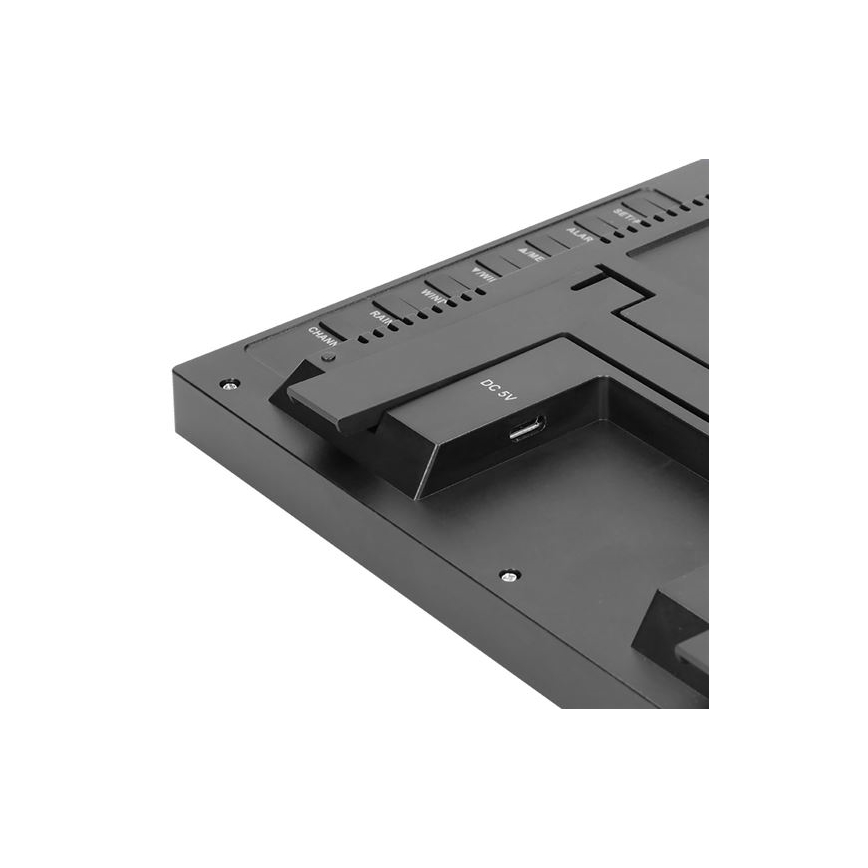 Професионална метеостанция с LCD дисплей 5V/2xAA + 3xAAA Wi-Fi