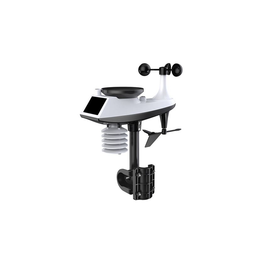 Професионална метеостанция с LCD дисплей 5V/2xAA + 3xAAA Wi-Fi