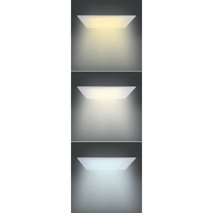 LED вградено осветително тяло LED/18W/230V 3000/4000/6000K 22,5x22,5 cm бяло