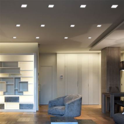 LED вградено осветително тяло 24 W 230 V 3000/4000/6000 K 30x30 см бял