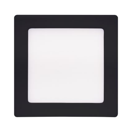 LED Плафониера LED/12W/230V 3000/4000/6000K черен ъглов