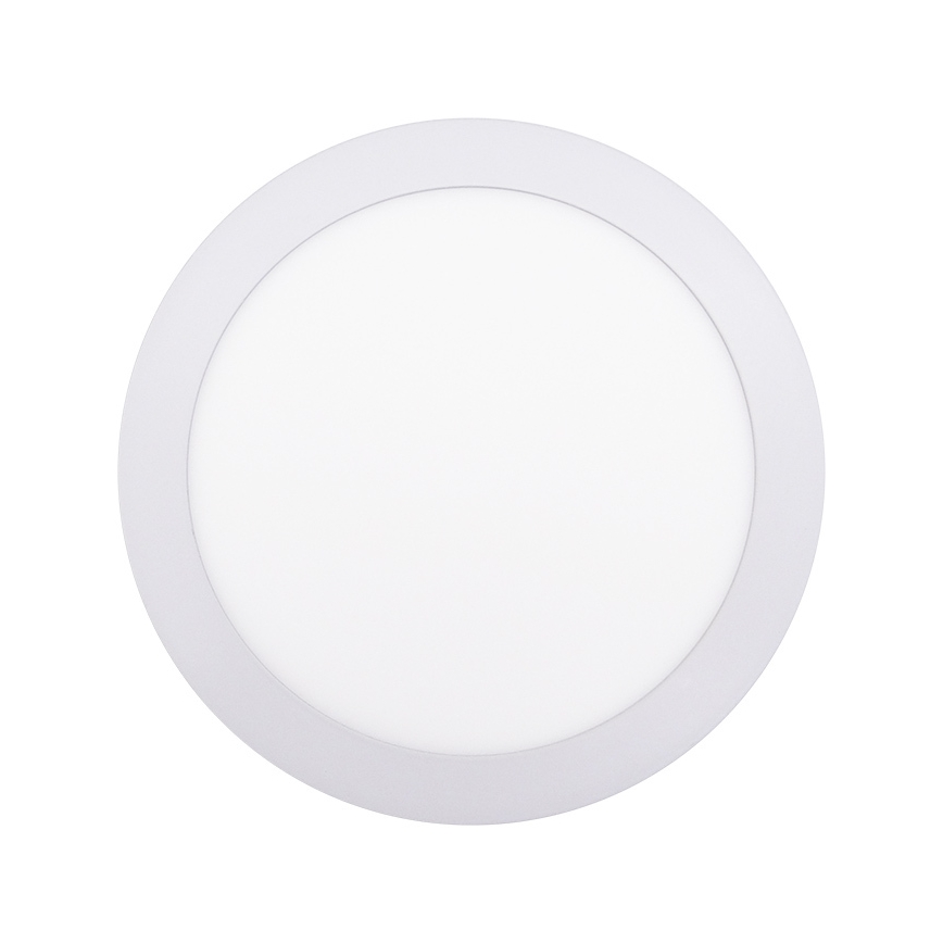 LED плафон 18W/230V, 3000/4000/6000K, диаметър 22,5 cm, бял