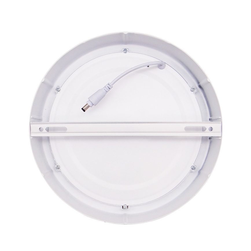 LED плафон 18W/230V, 3000/4000/6000K, диаметър 22,5 cm, бял