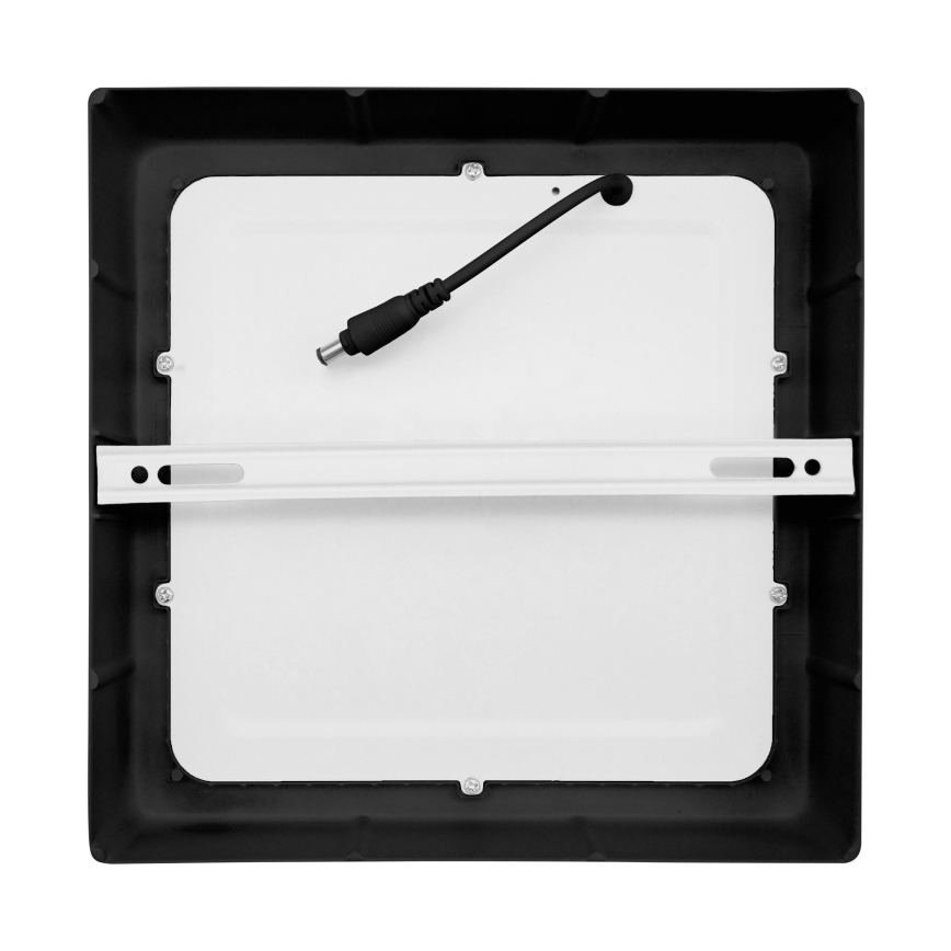 LED Плафониера LED/18W/230V 3000/4000/6000K черен ъглов