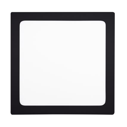 LED Плафониера LED/24W/230V 3000/4000/6000K черен ъглов