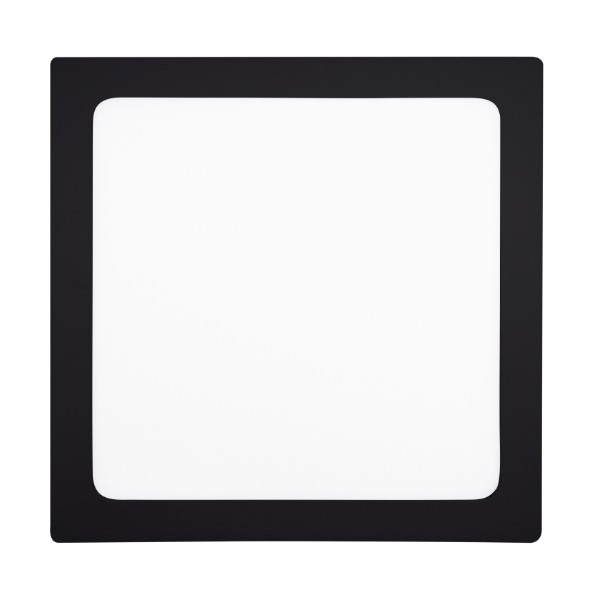 LED Плафониера LED/24W/230V 3000/4000/6000K черен ъглов