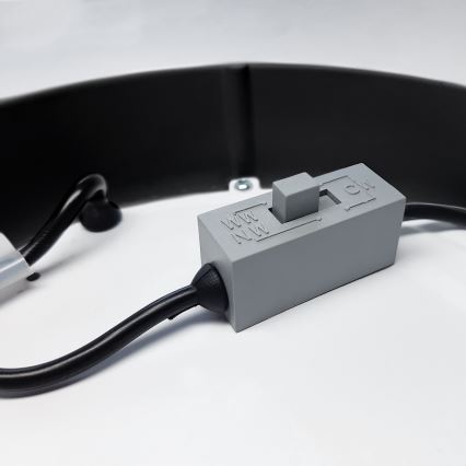 LED Плафониера LED/24W/230V 3000/4000/6000K черен ъглов