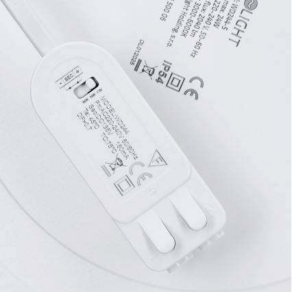 LED панел за повърхностен/вграден монтаж 2в1 24W/230V 3000/4000/6000K Ø 30 cm IP54 сребрист