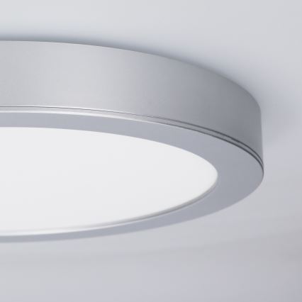 LED панел за повърхностен/вграден монтаж 2в1 24W/230V 3000/4000/6000K Ø 30 cm IP54 сребрист