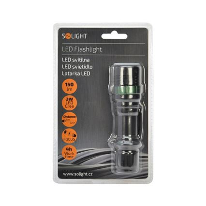 LED фенер LED/3W/3xAAA