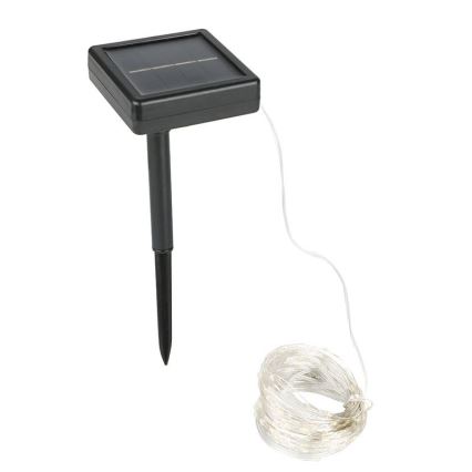 LED соларна декоративна гирлянда LED/3,7V 800 mAh 22 m