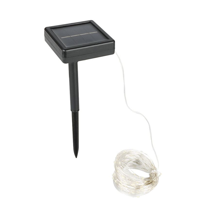 LED соларна декоративна гирлянда LED/3,7V 800 mAh 22 m