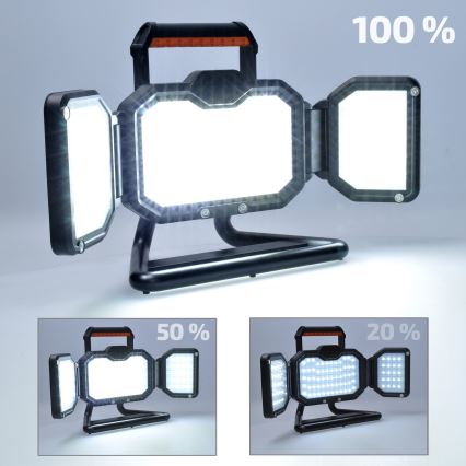 LED Регулируема презареждаема прожекторна лампа LED/50W/12000 mAh 4000K IP54